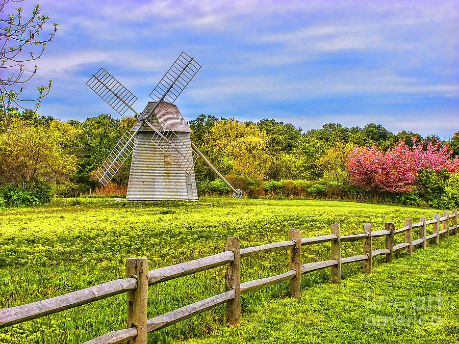 Spring Windmill Photograph by Rick Bragan