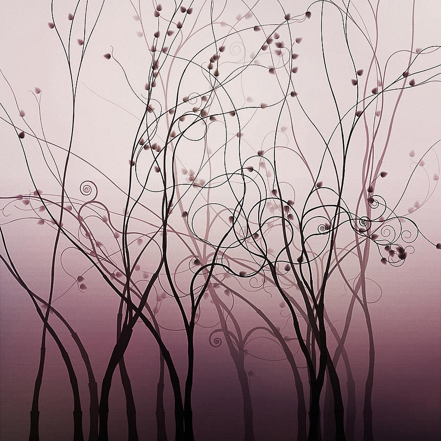 Tree Digital Art - Springs First Blush by Susan Maxwell Schmidt