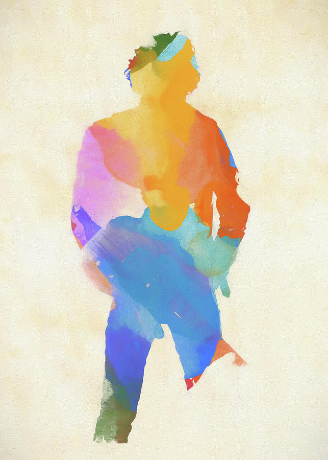 Bruce Springsteen Painting - Springsteen From Behind by Dan Sproul Bruce Springsteen Painting - Springsteen From Behind by Dan Sproul