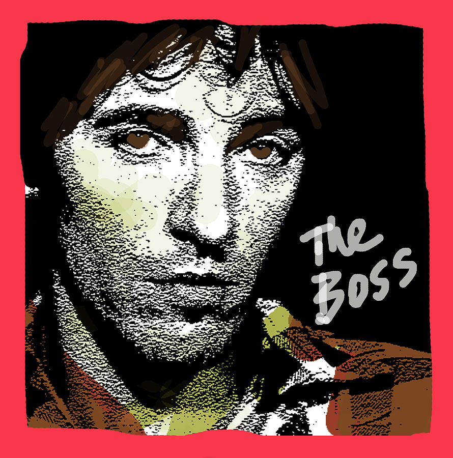Springsteen The Boss Mixed Media By Enki Art 