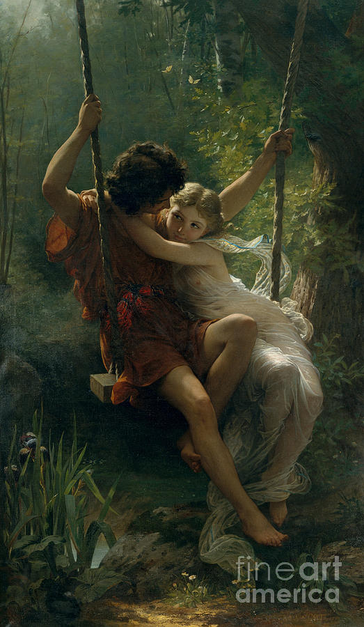 Springtime, 1873 Painting by Pierre Auguste Cot