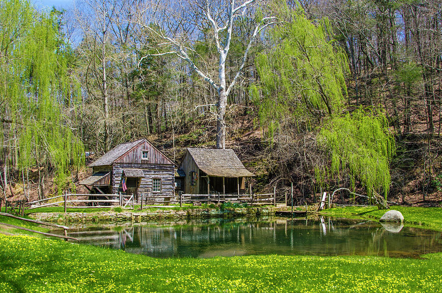 Springtime at Cuttalossa Mill - New Hope Pa Photograph by Bill Cannon