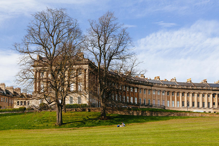 Springtime at The Royal Crescent Photograph by Laura Tucker