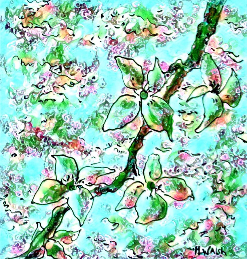 Springtime blossoms 2 Digital Art by Megan Walsh