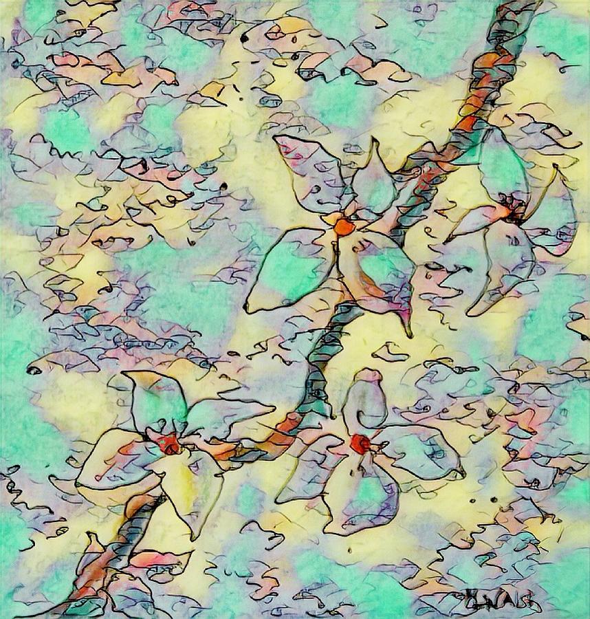 Springtime blossoms Digital Art by Megan Walsh