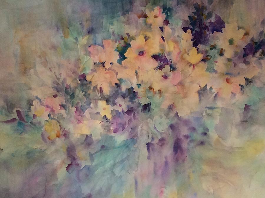 Springtime Bouquet Painting by Karen Ann Patton