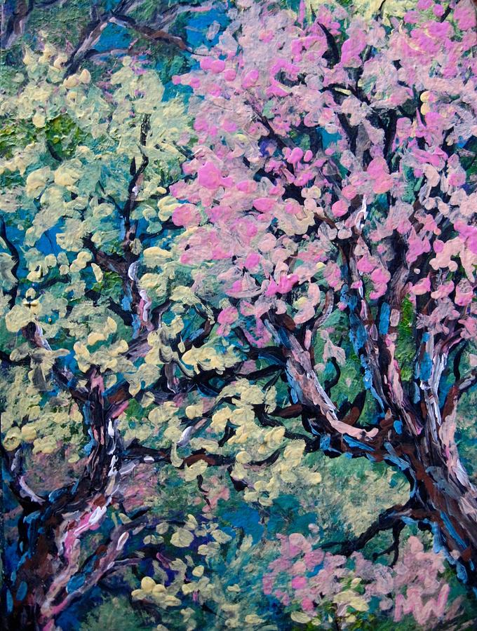 Springtime colors Painting by Megan Walsh