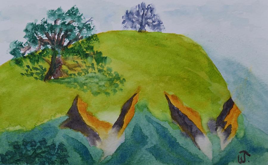 Springtime Hills Of Sonoma Painting