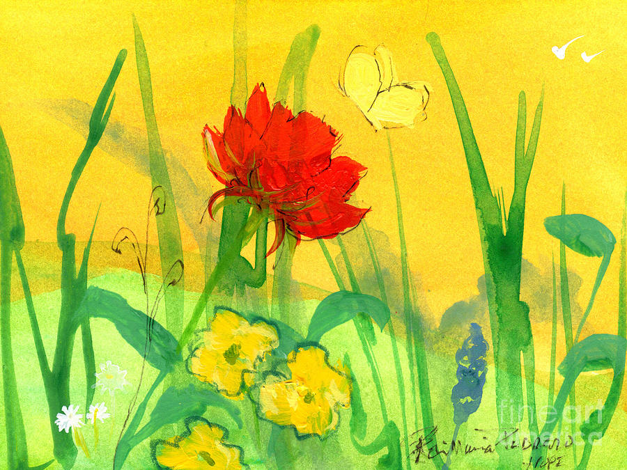 Springtime Hope Painting by Robin Pedrero