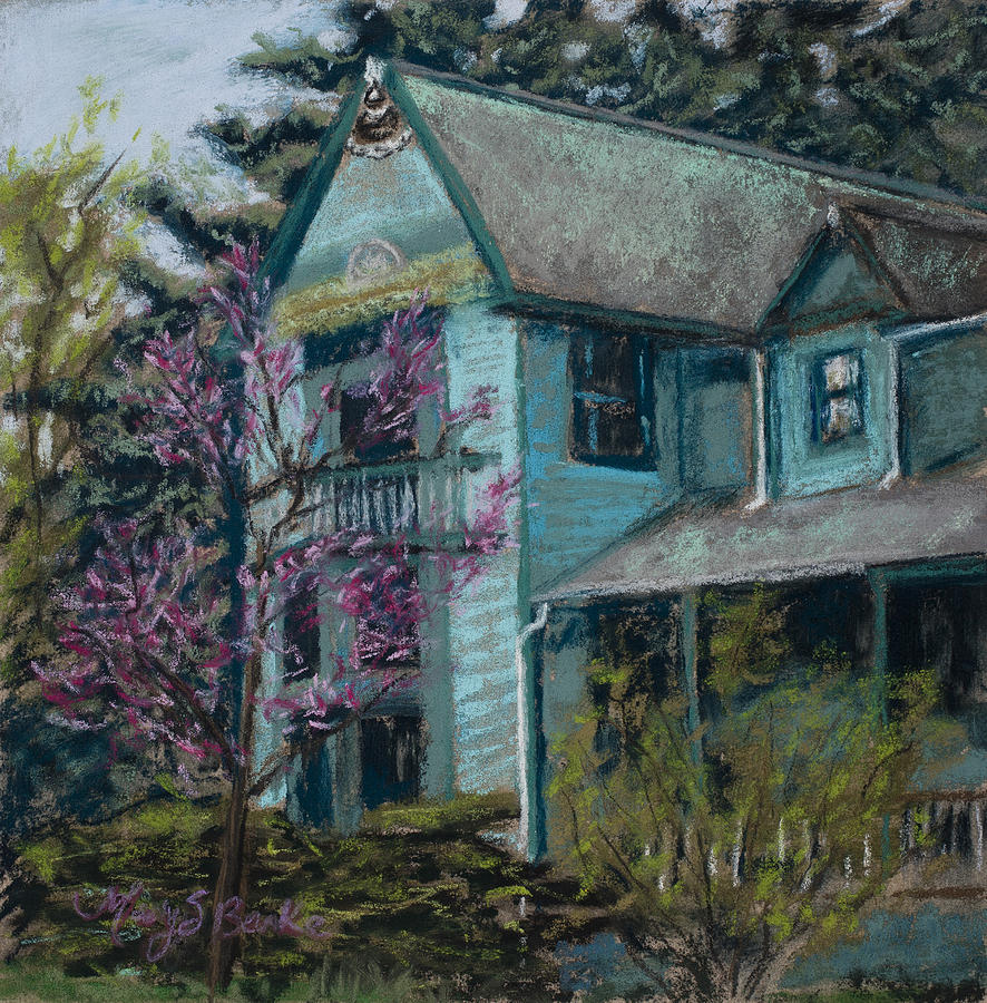 Springtime in Old Town Painting by Mary Benke