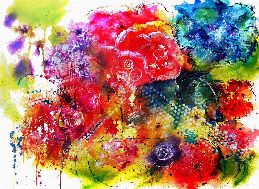 Springtime Painting by Isabel Salvador