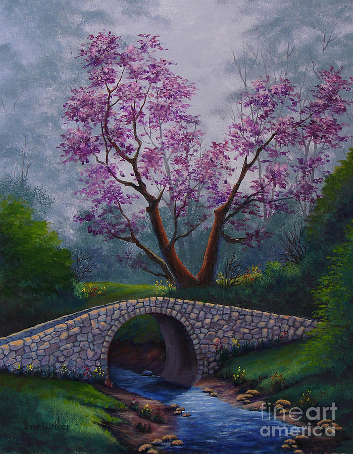 Springtime Painting by Jerry Walker