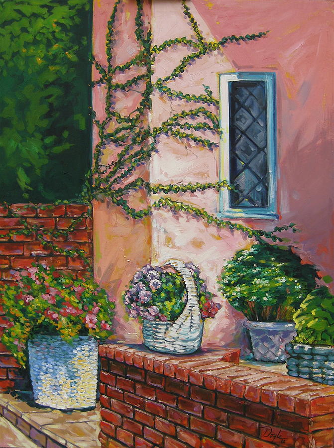 Pink Painting - Springtime by Karen Doyle Pink Painting - Springtime by Karen Doyle