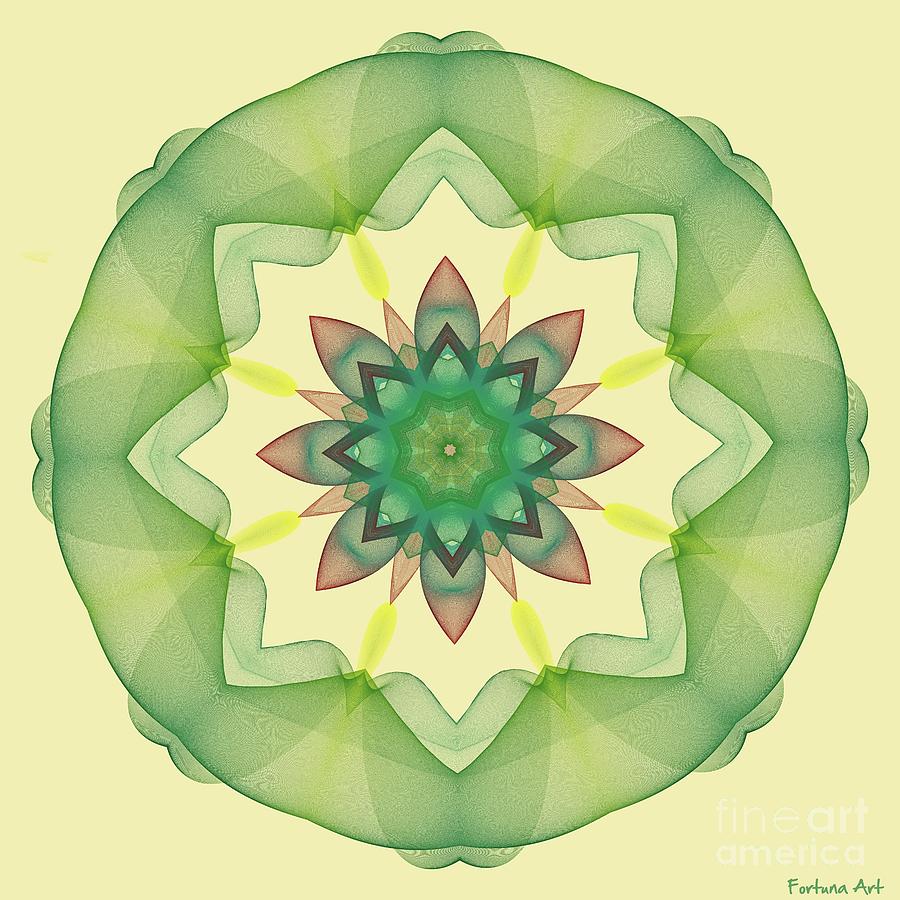Springtime Mandala Digital Art by Dragica Micki Fortuna