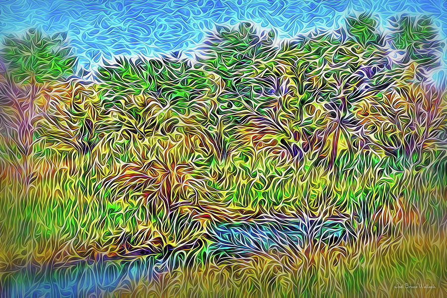 Springtime River Daydream Digital Art by Joel Bruce Wallach