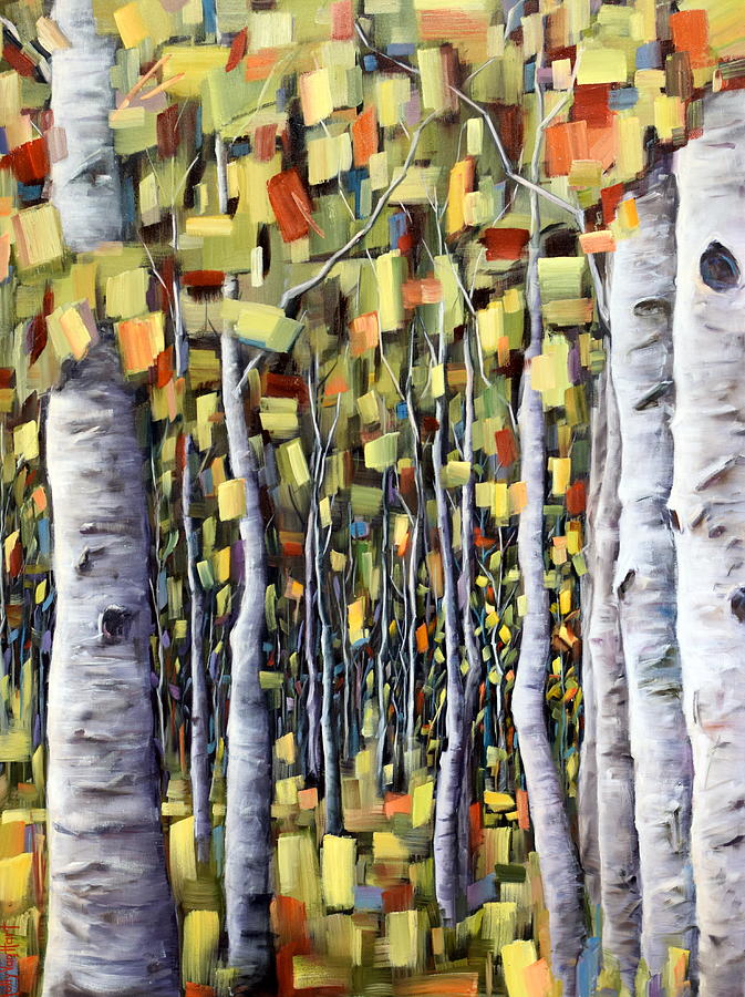 Forest Reverie Painting by Holly Van Hart
