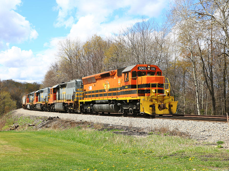 Springtime Train by Rick Morgan Springtime Train by Rick Morgan