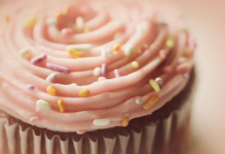 Sprinkled Yummy Cupcake Photograph by The Art Of Marilyn Ridoutt-Greene