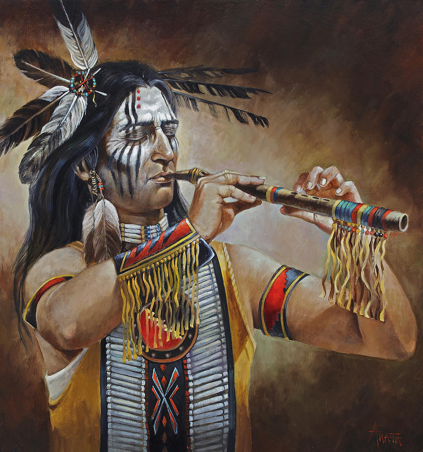Индеец играет музыку. Североамериканские индейцы арт. Флейта североамериканских индейцев. Флейта индейцев. Древние индейцы.