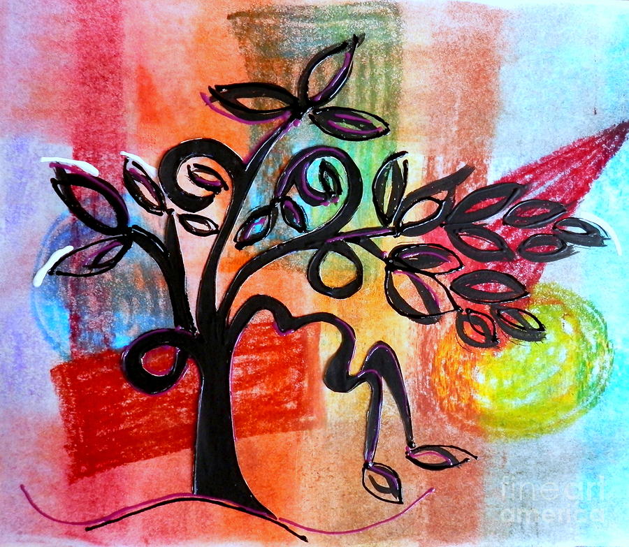 Sprouting out Mixed Media by Barbara Leigh Art