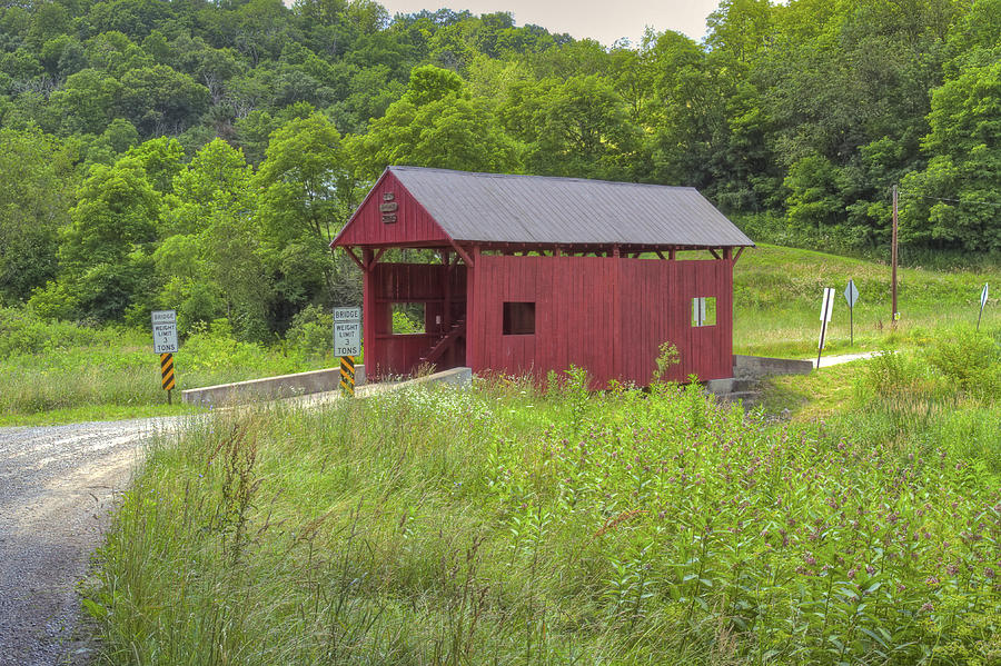 Sprowls Covered Bridge Photograph by Jack R Perry