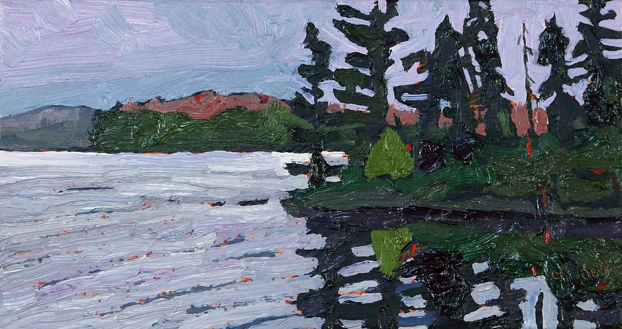 Spruce Island Painting by Phil Chadwick
