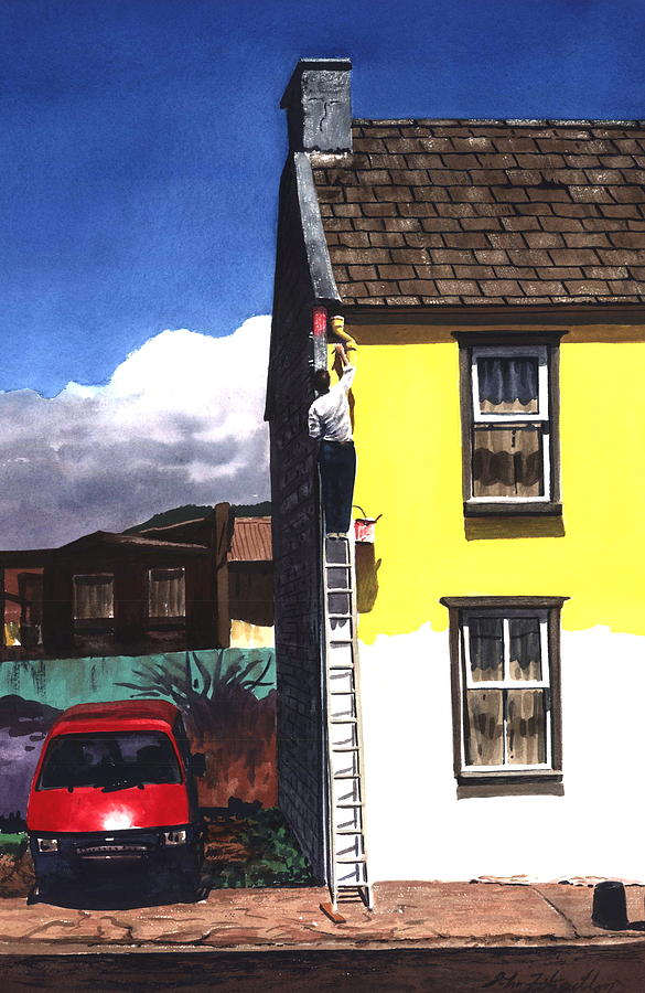 Sprucin Up Print by John Fitzgibbon Sprucin Up Print by John Fitzgibbon