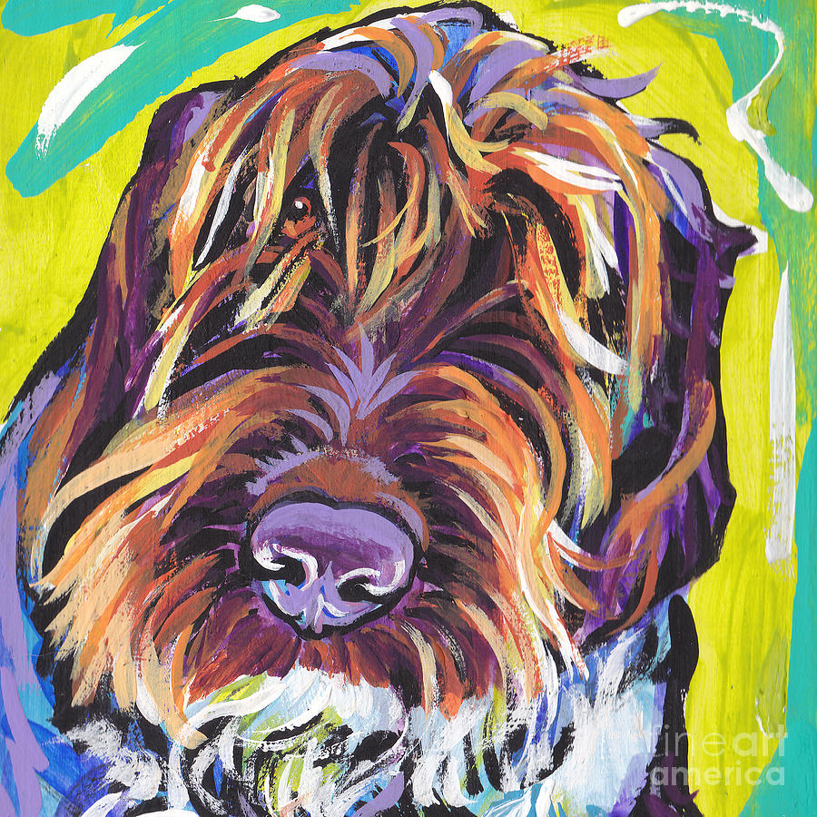 Spumoni Spinone Painting by Lea S