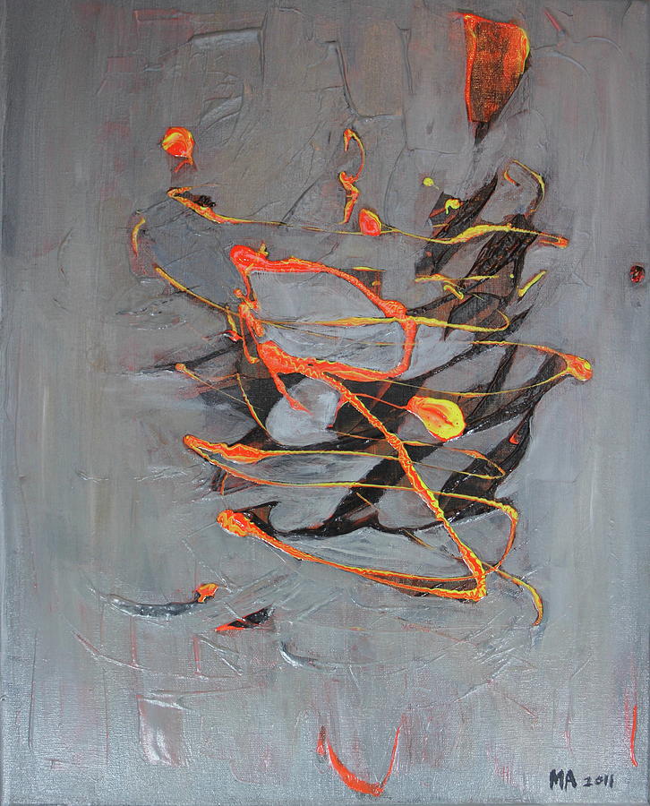 Spun Out Painting by Madeleine Arnett