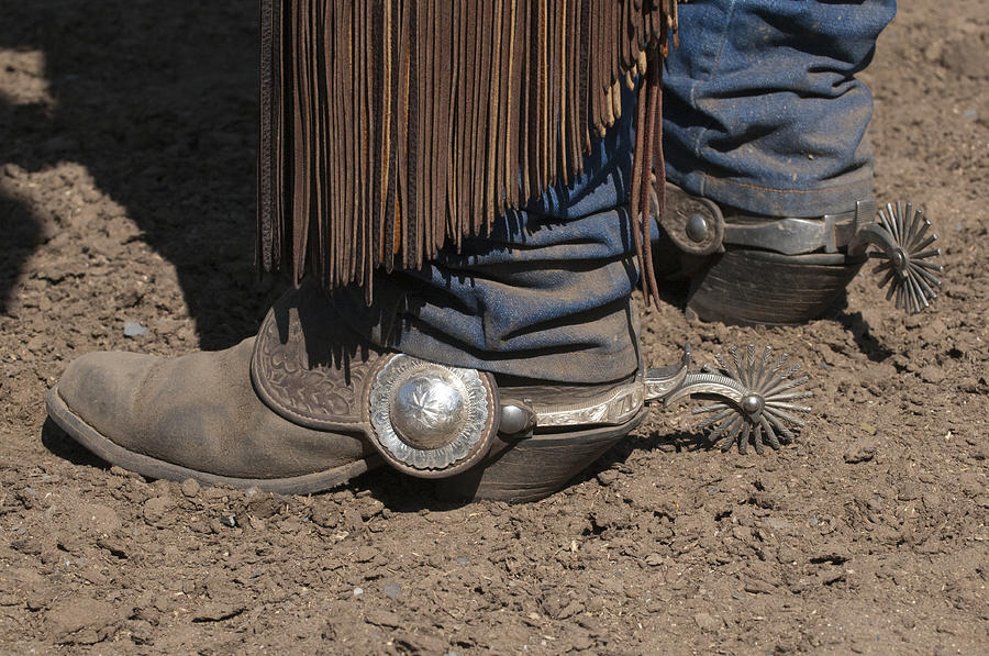 Boot Photograph - Spurs N Rowels by Sandra Bronstein