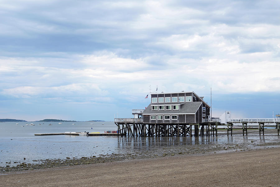 Beach Photograph - Sqantum Yacht Club Wollaston Beach Quincy MA by Toby McGuire