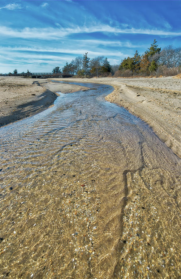 Sandy Hook Tidal Stream Photograph by Gary Slawsky