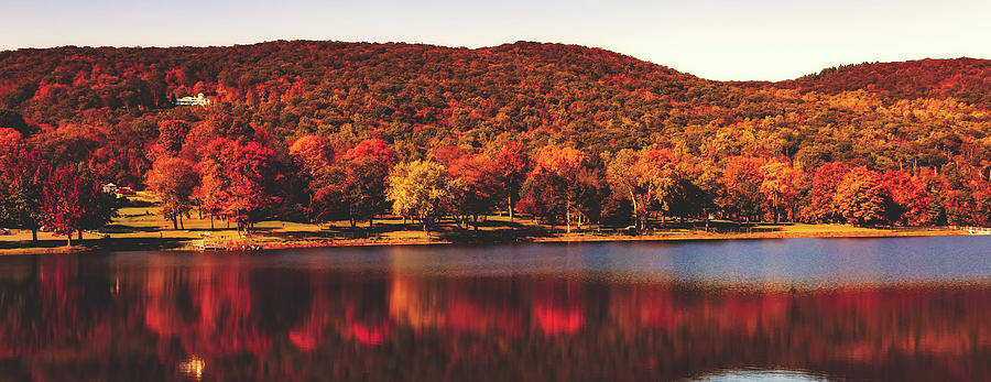 Squantz Pond In Autumn Photograph by Mountain Dreams