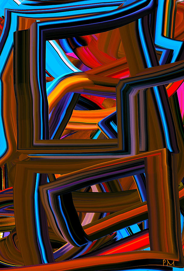 Square 2 Digital Art by Phillip Mossbarger
