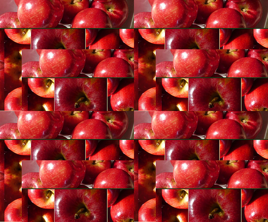 Apple Photograph - Square Apples by Tina M Wenger