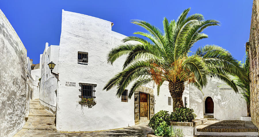 Square by the Walled Gate in Vejer Photograph by Weston Westmoreland