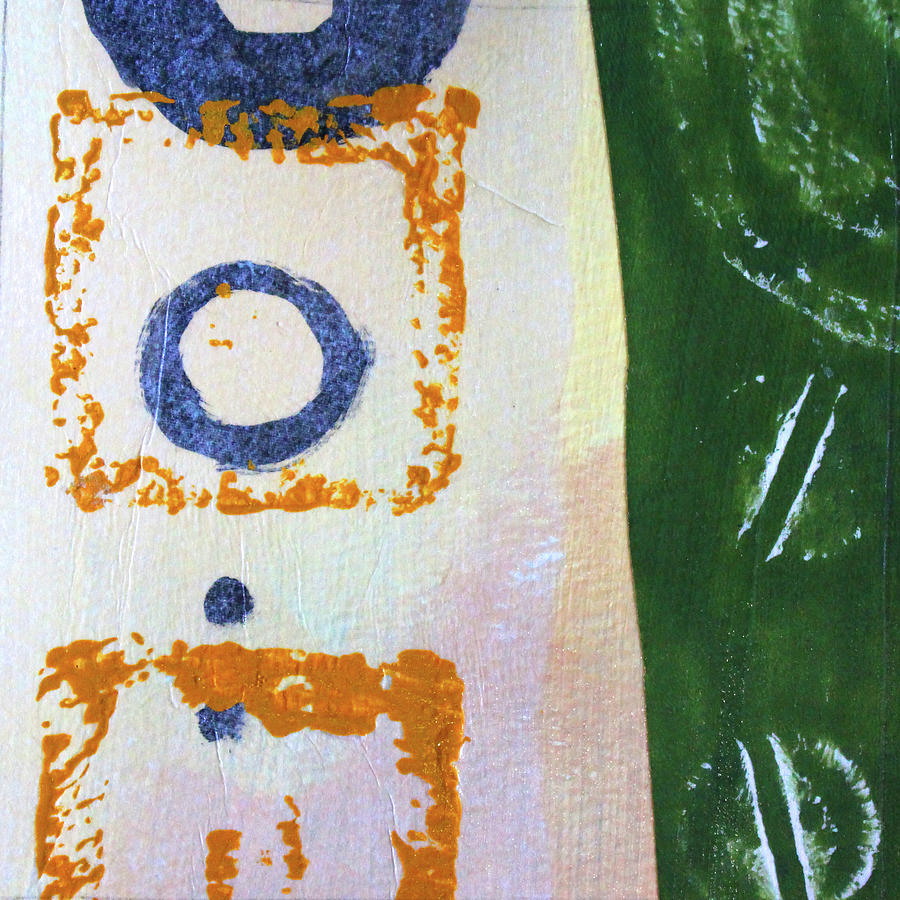 Square Collage No 2 Mixed Media by Nancy Merkle