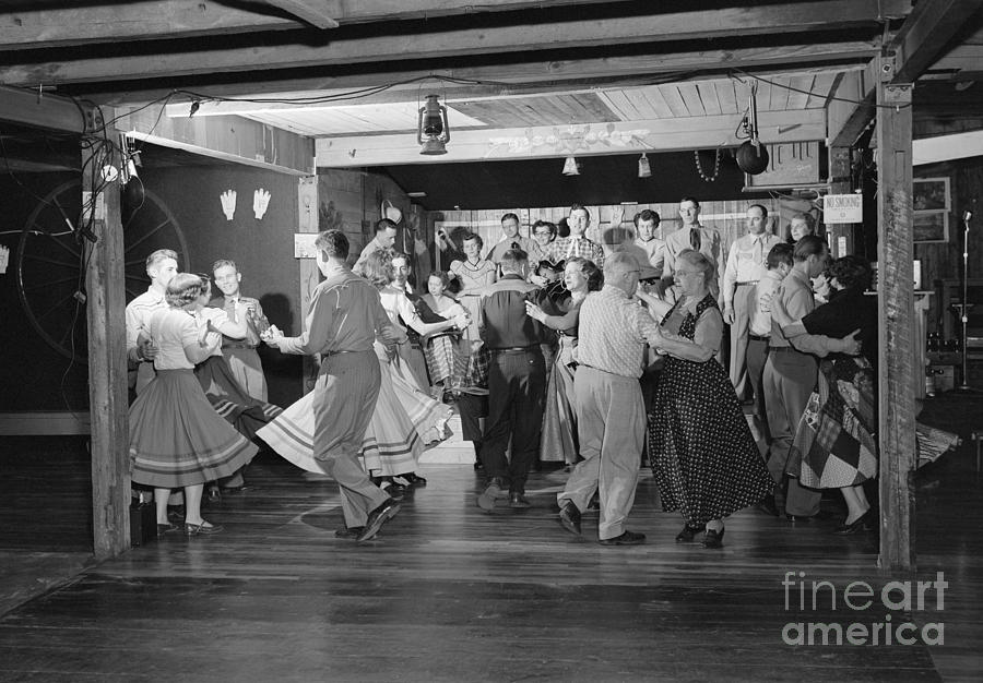 Guitar Photograph - Square Dancing, C.1950s by H. Armstrong Roberts/ClassicStock