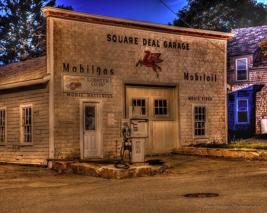 Square Deal Garage Photograph By Stan Dzugan