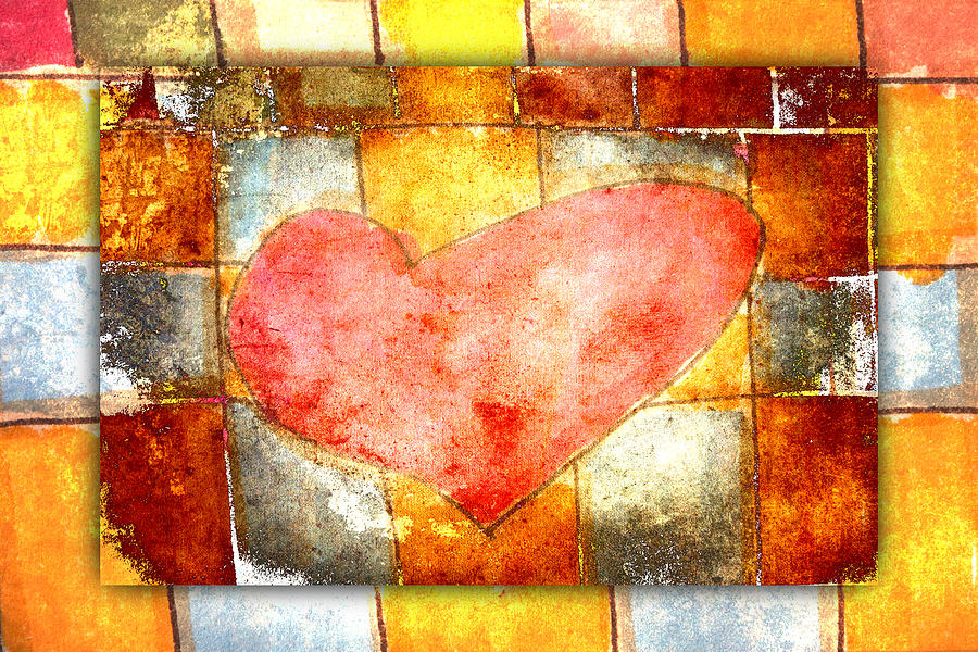 Squared Heart Photograph by Carol Leigh
