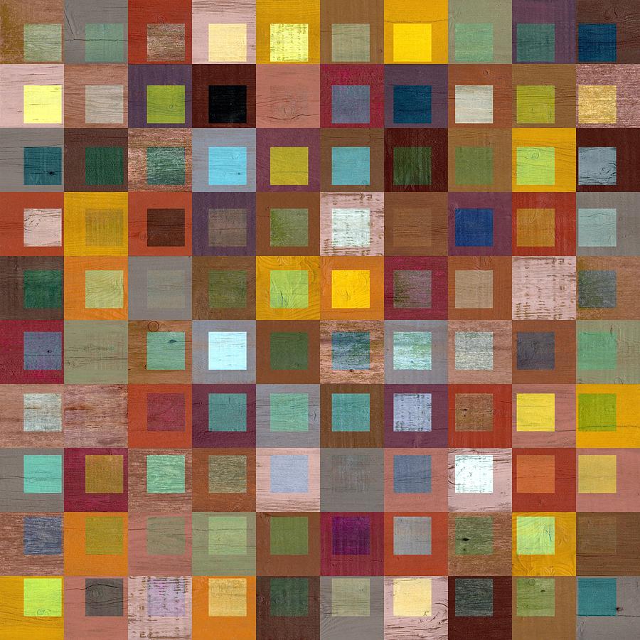 Squares in Squares Four Digital Art by Michelle Calkins