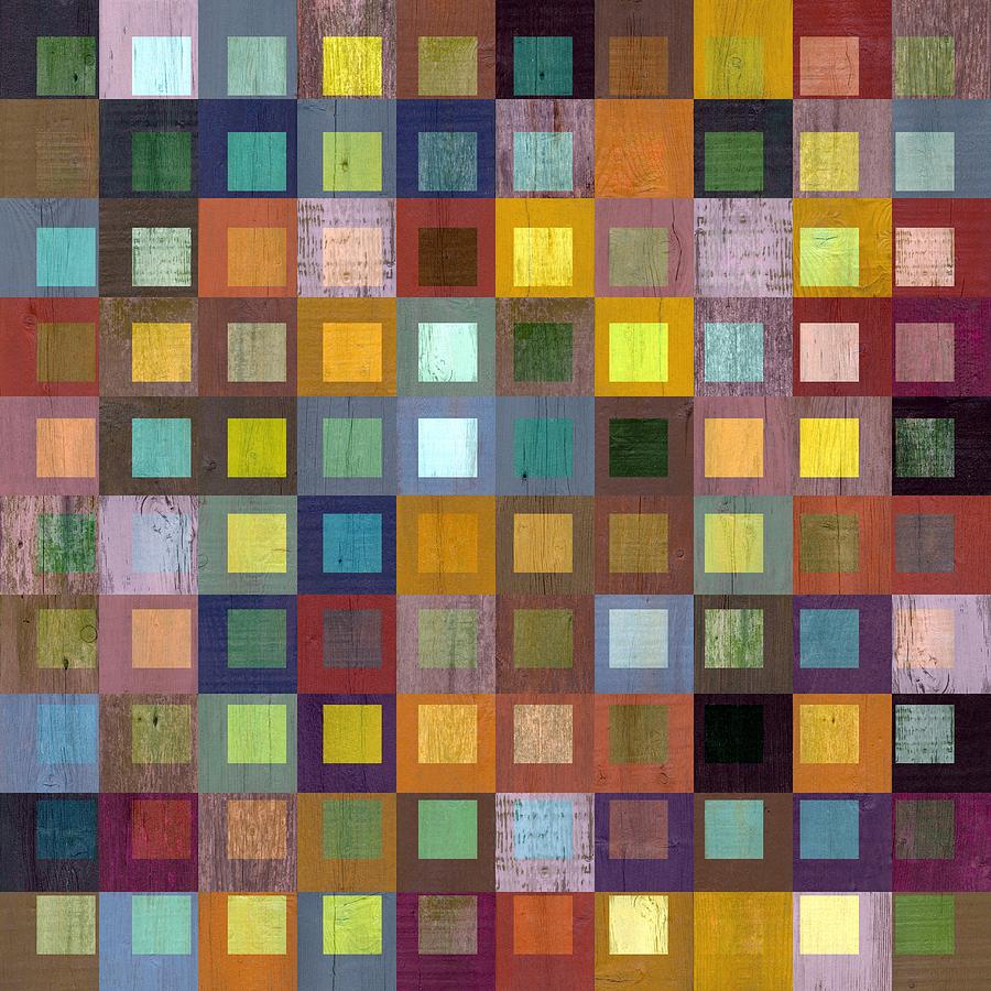 Squares in Squares One Digital Art by Michelle Calkins