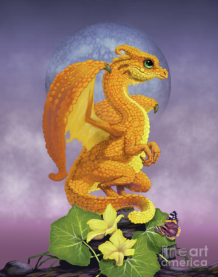 Squash Dragon Digital Art by Stanley Morrison