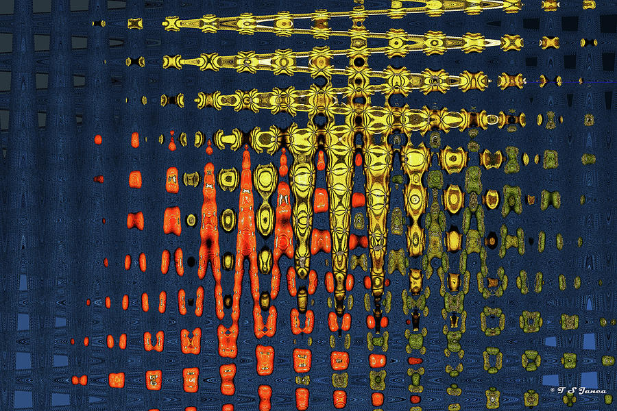 Squash Pepper Tomato Abstract Digital Art by Tom Janca