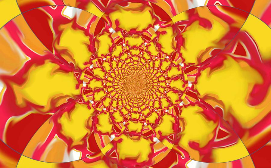 Squazzle-topleft-kaleidoscope  Digital Art by Julia Woodman