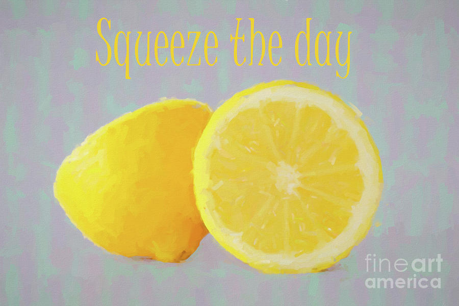 Squeeze The Day Mixed Media by Susan Lafleur