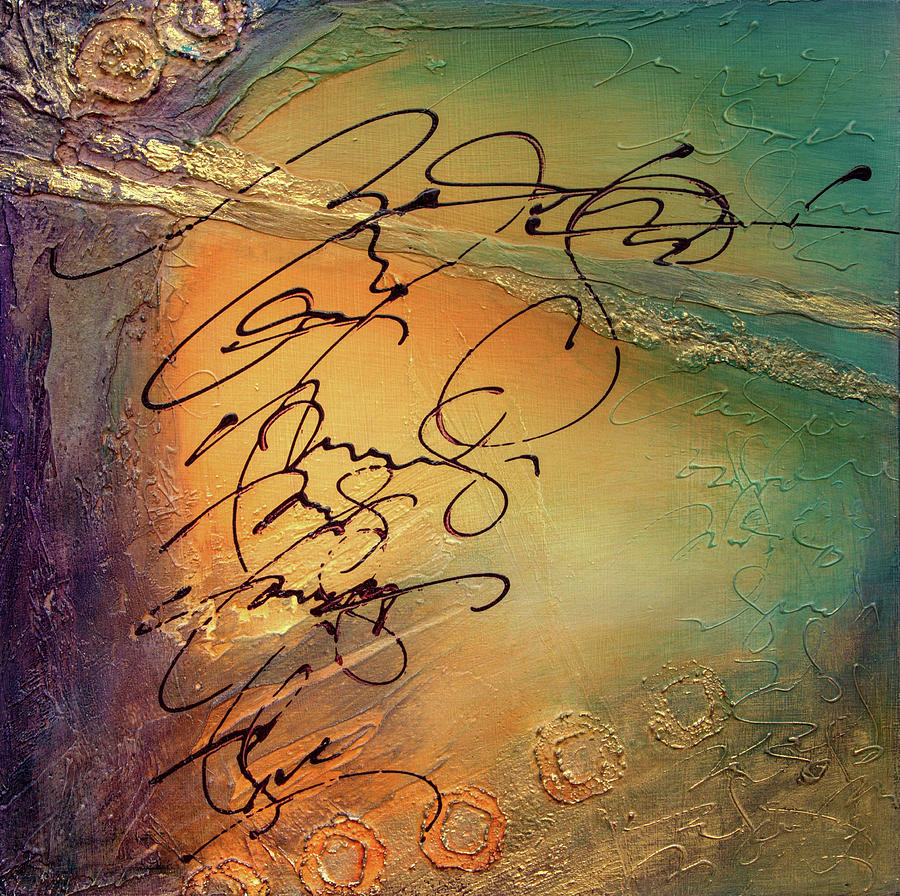 Mixed Media Mixed Media - Squiggles by Jane Dill