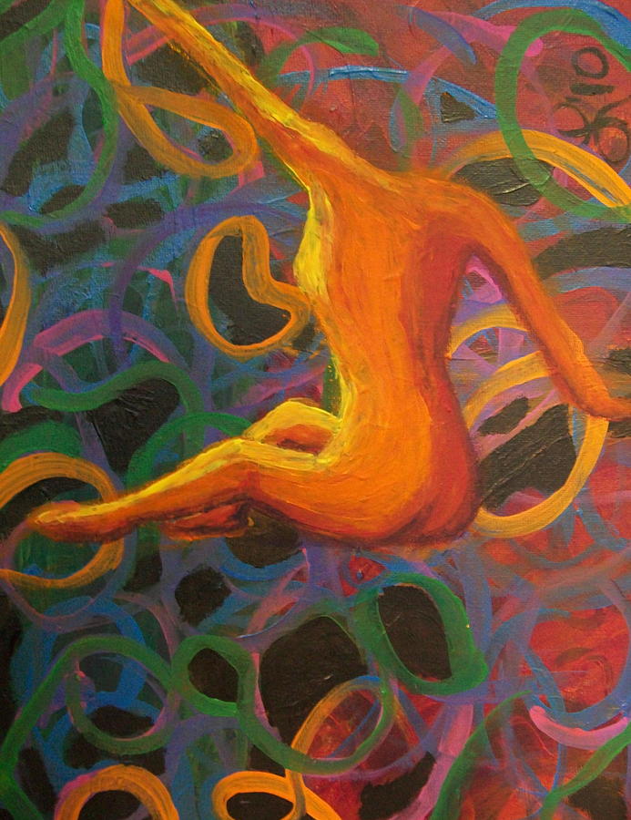 Squirm truer Painting by Laurette Escobar