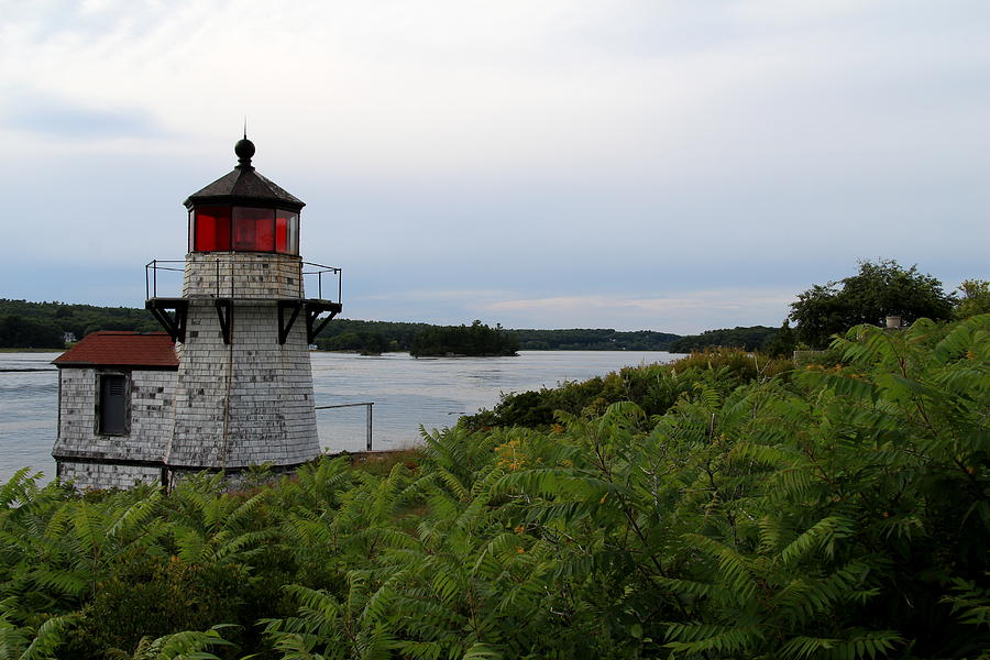 Lighthouse Photograph - Squirrel Point by Thomas Tuck
