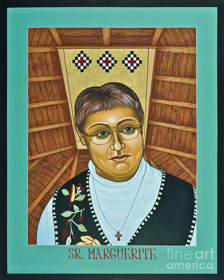Sr. Marguerite Bartz - LWMAB Painting by Lewis Williams OFS